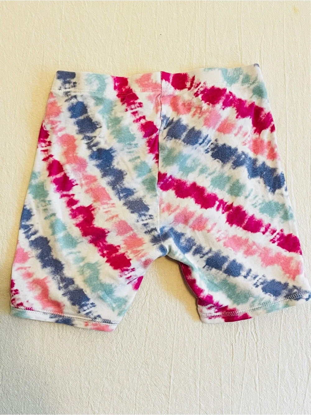 Gap Kids Girls 10 Organic Cotton Pastel Tie Dye Summer Pajama Set Pink Blue